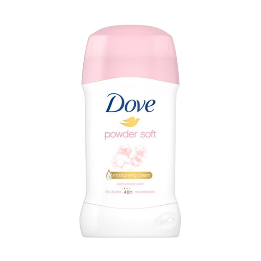 مام صابونی داو صورتی مدل Dove powder soft 40 گرم