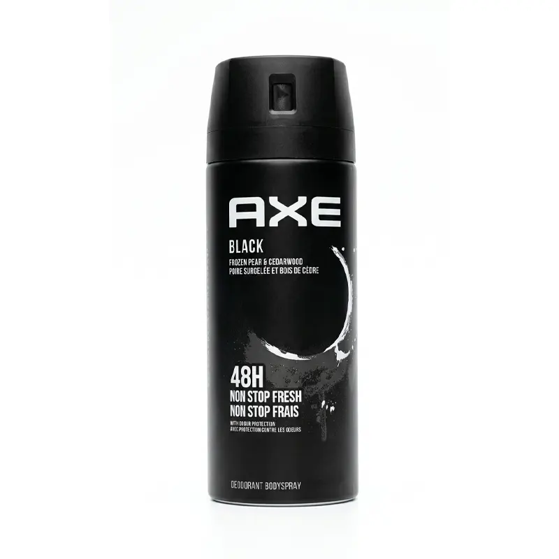 اسپری بدن مردانه اکس AXE مدل Black  حجم 150 میلی لیتر