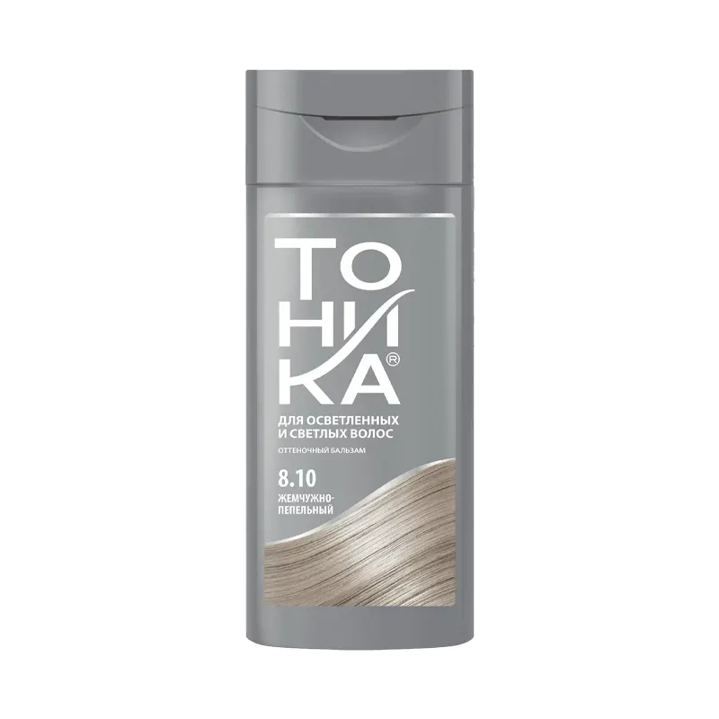 شامپو رنگساژ تونیکا Tonika مدل مروارید صدفی  شماره 8.10 حجم 150 میلی لیتر