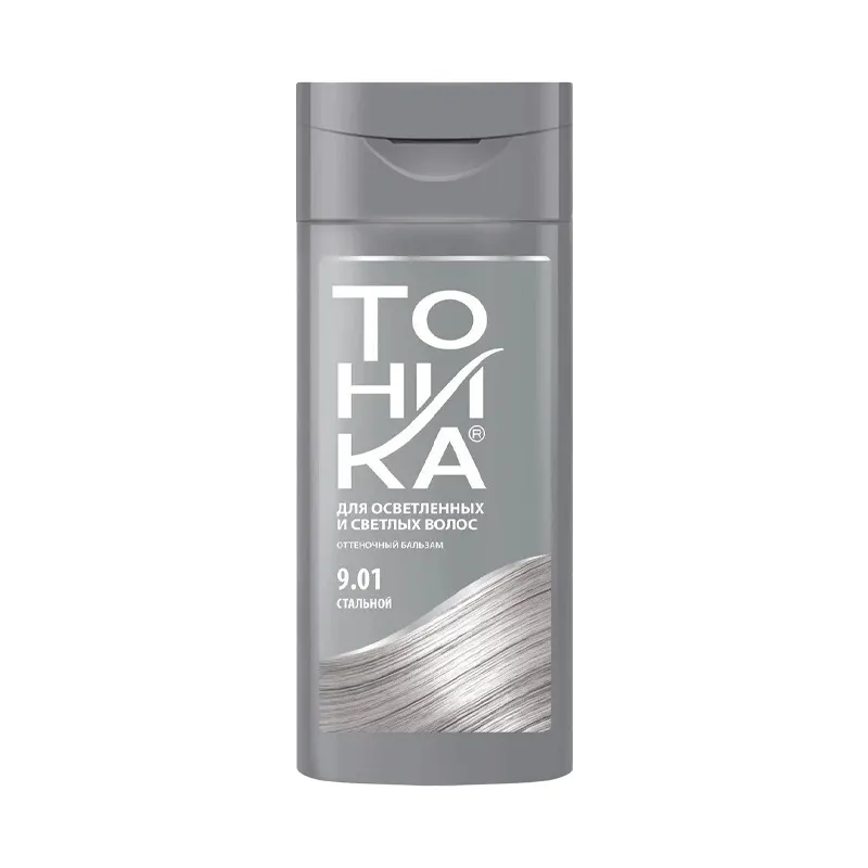 شامپو رنگساژ تونیکا Tonika  رنگ استیلSteel شماره 9.01 حجم 150 میلی‌لیتر