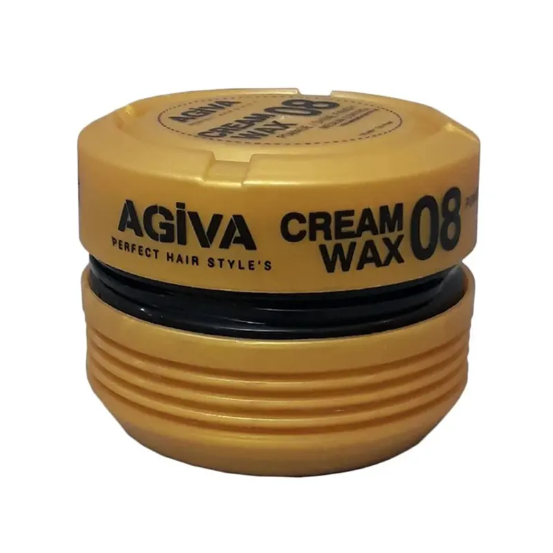 کرم واکس مو آگیوا AGIVA Styling Hair Cream Wax مدل 08 Pomade Shine Finish حجم ۱۷۵ میلی‌لیتر