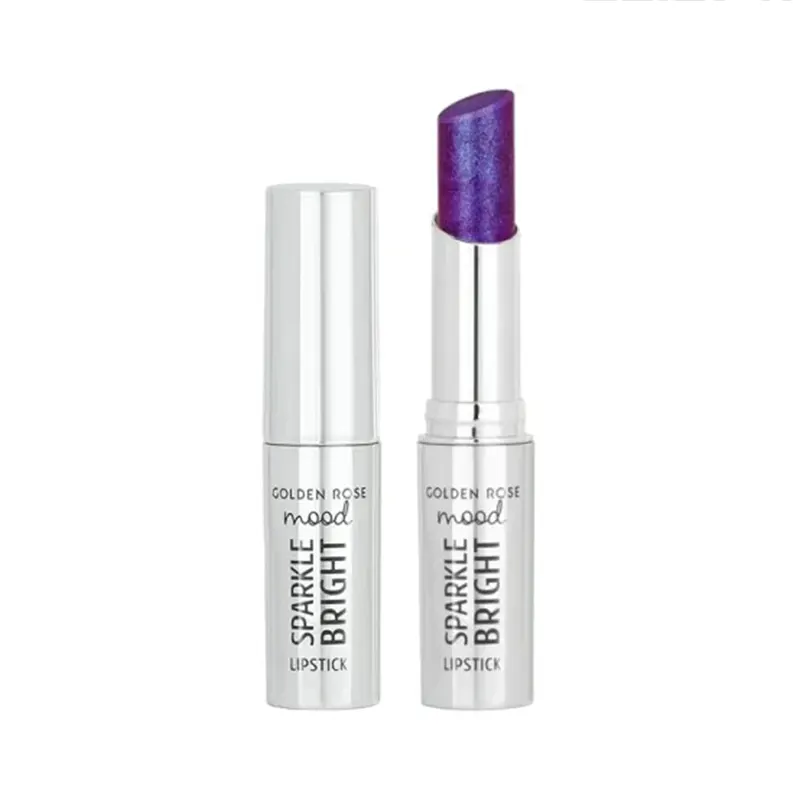 رژ لب جامد گلدن رز سری Sparkle Bright شماره 154 رنگ Violet Fizz