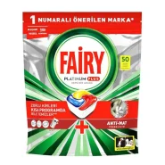 قرص ماشین ظرفشویی فیری پلاتینیوم پلاس همه کاره 50 عددی (Fairy Platinum Plus)