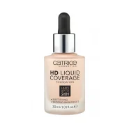 کرم پودر کاتریس مدل HD Liquid Coverage شماره 010 (Light Beige)