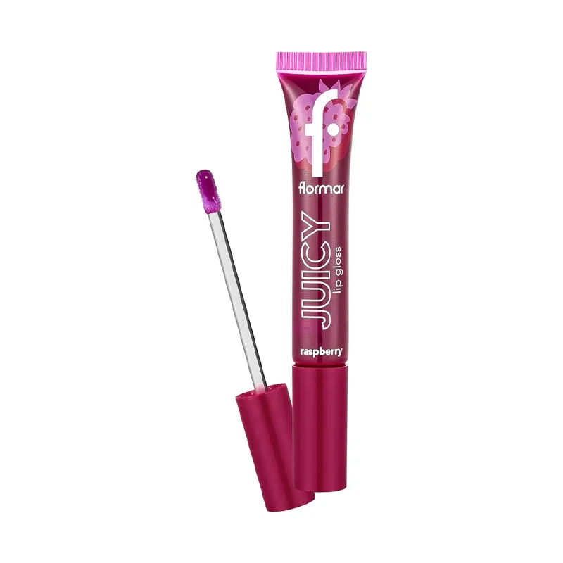 برق لب فلورمار طعم تمشک Juicy Lip Gloss Raspberry 10ml