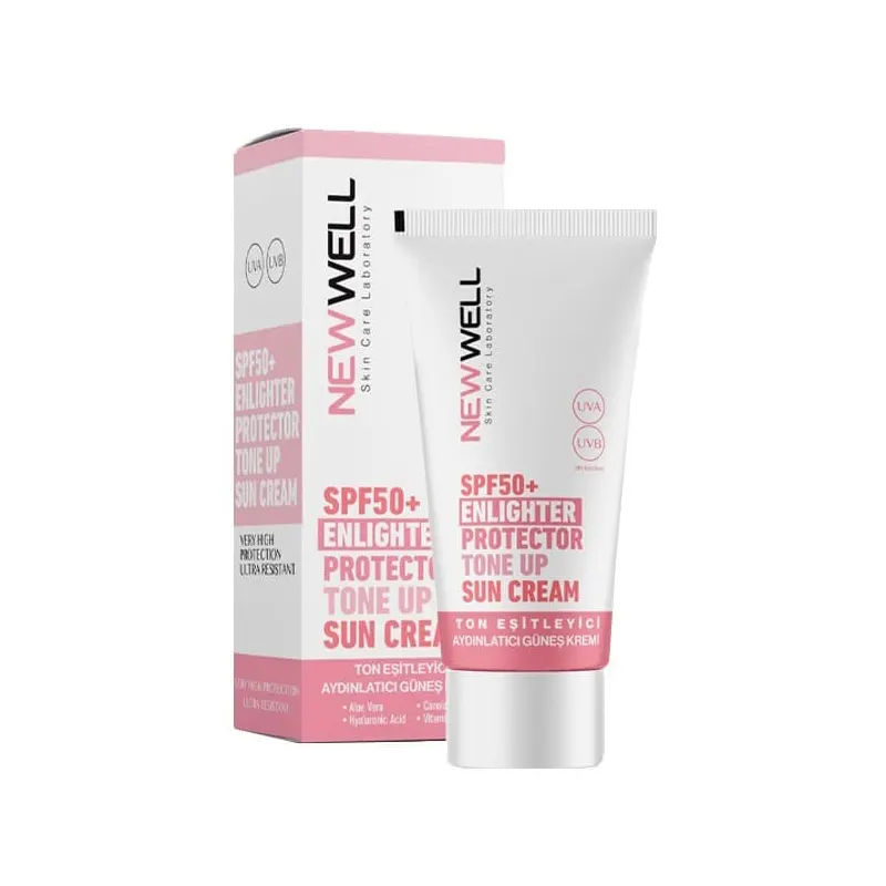 کرم ضدآفتاب روشن‌کننده نیوول +SPF 50 حجم ۵۰ میلی‌لیتر