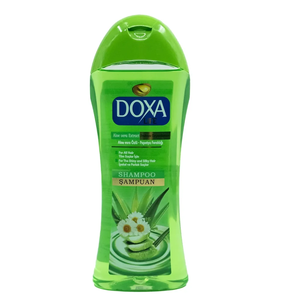 شامپو مو دوکسا مدل Aloe Vera عصاره آلوئه ورا حجم 400 میلی لیتر