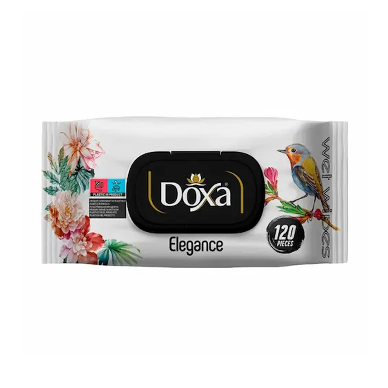 دستمال مرطوب دوکسا مدل Elegance بسته 120 عددی