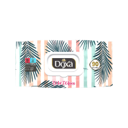 دستمال مرطوب دوکسا مدل Wet Wipes طرح استوایی بسته 90 عددی
