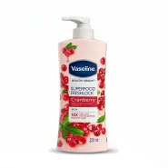 لوسیون بدن وازلین Vaseline مدل Superfood Fresh Lock با عصاره و رایحه Cranberry حجم 320 میلی‌لیتر