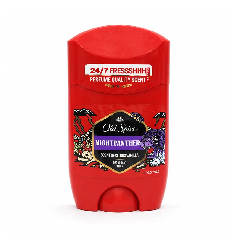 استیک مام صابونی دئودورانت اولد اسپایس OldSpice مدل NIGHTPANTHER (وزن استاندارد 50ml – اورجینال)
