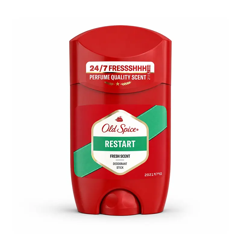 استیک مام صابونی دئودورانت اولد اسپایس OldSpice مدل RESTART (وزن استاندارد 50ml - اورجینال)