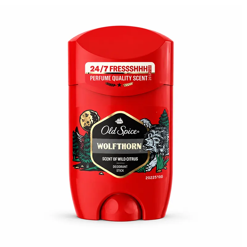 استیک مام صابونی دئودورانت اولد اسپایس OldSpice مدل WOLFTHORN (وزن استاندارد 50ml - اورجینال)