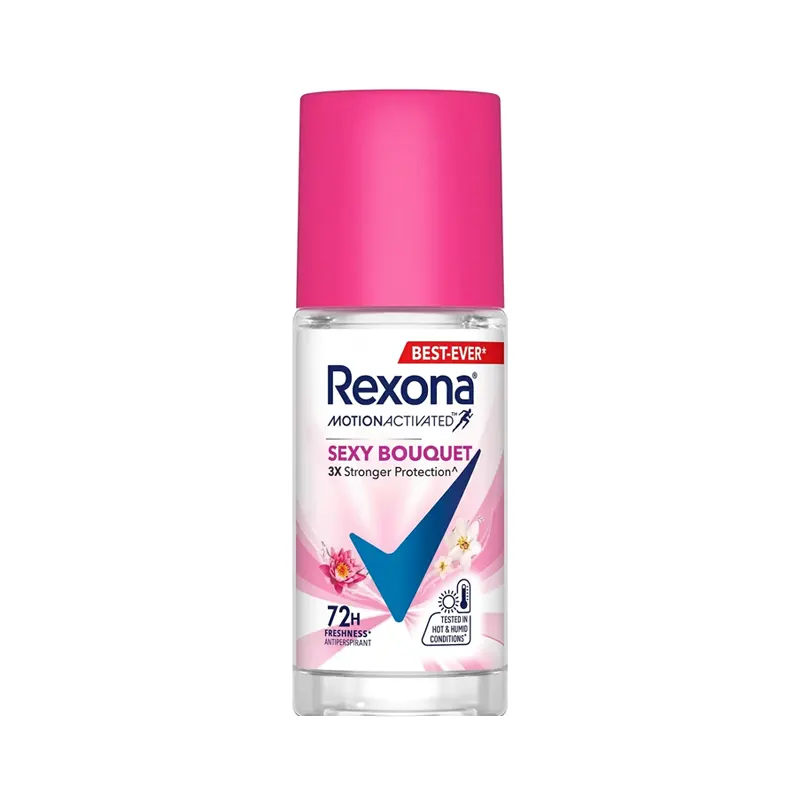 رول ضد تعریق زنانه رکسونا Rexona Sexy Bouquet 72H Dry ماندگاری 72 ساعته حجم ۴۵ میلی‌لیتر