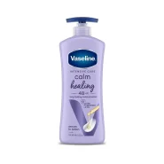 لوسیون بدن و ترمیم‌کننده وازلین Vaseline مدل Intensive Care Calm Healing Body Lotion حجم ۶۰۰ میلی‌لیتر
