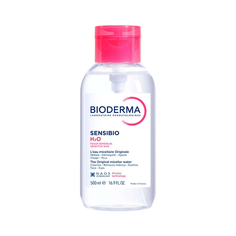 میسلار واتر بایودرما Bioderma سنسیبیو H2O حجم ۵۰۰ میلی‌لیتر