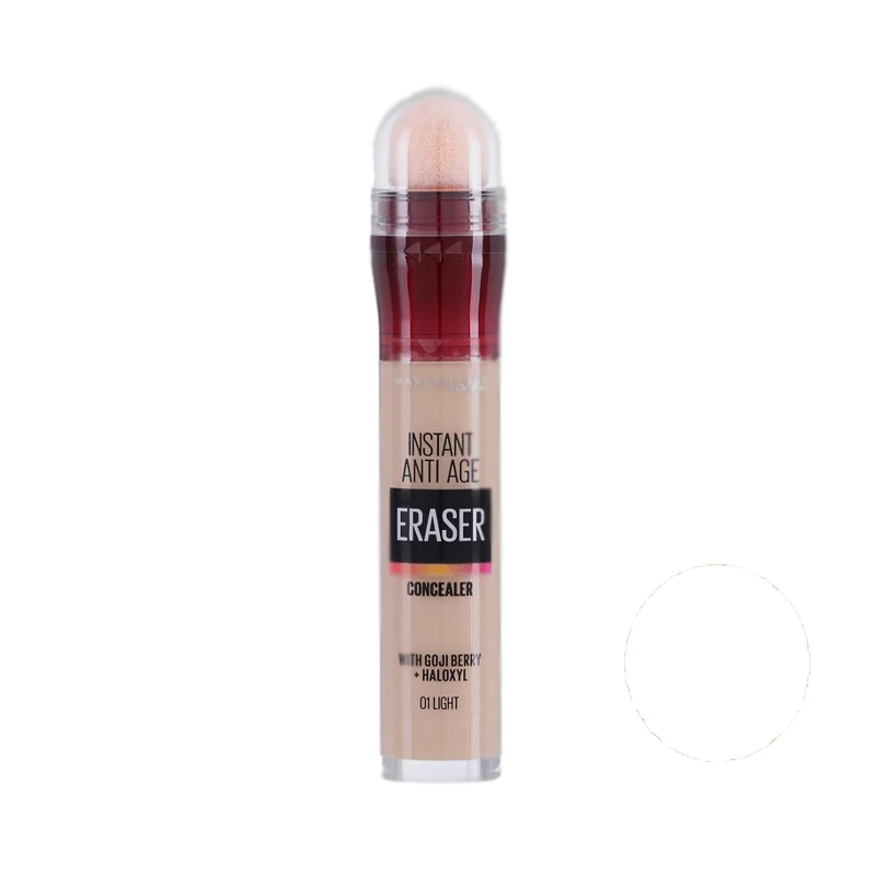 کانسیلر میبلین Maybelline رنگ 01 Light حجم ۶ میلی‌لیتر