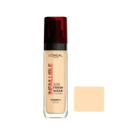کرم پودر مایع لورآل L’Oréal Paris Infaillible 32H Fresh Wear کد 145 حجم ۳۰ میلی‌لیتر
